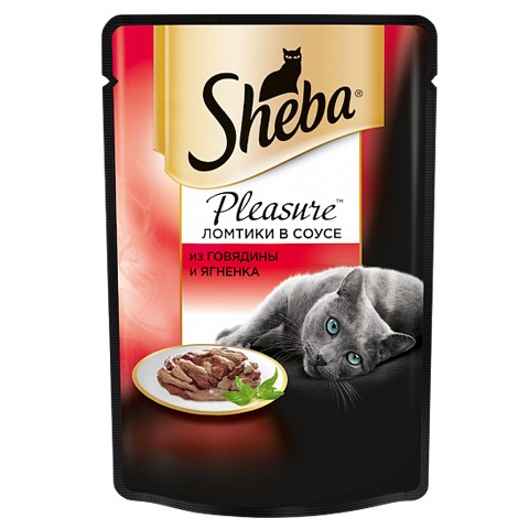 Консервы Sheba плежер говядина ягненок