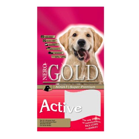 NERO GOLD Adult Active сухой для активных собак курица и рис