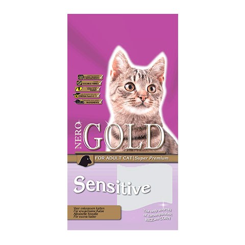 NERO GOLD Cat Adult Sensitive сухой для кошек с чувствительным пищеварением ягненок