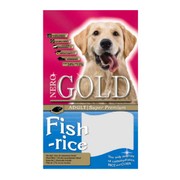 Nero Gold Adult Dog Fish & Rice корм сухой для взрослых собак с рыбным коктейлем, рисом и овощами
