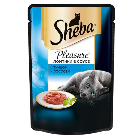 Консервы Sheba плежер тунец лосось