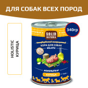 Solid Natura Holistic консервы для взрослых собак всех пород, курица