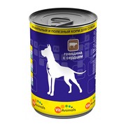 VitAnimals консервы для собак говядина с сердцем