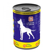 VitAnimals консервы для собак ягненок с рисом