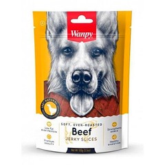 Wanpy Dog лакомство для собак соломка из вяленой говядины