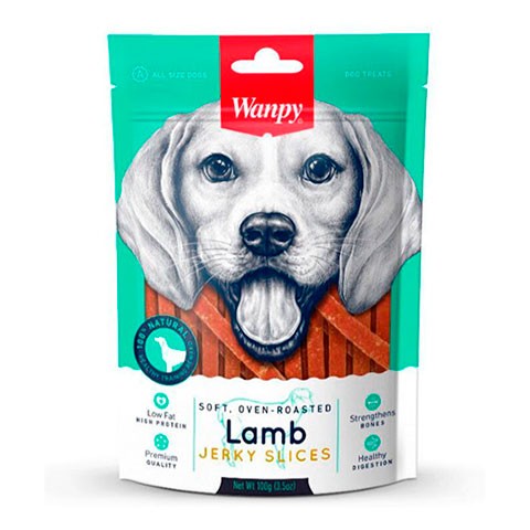 Wanpy Dog лакомство для собак соломка из мяса ягненка