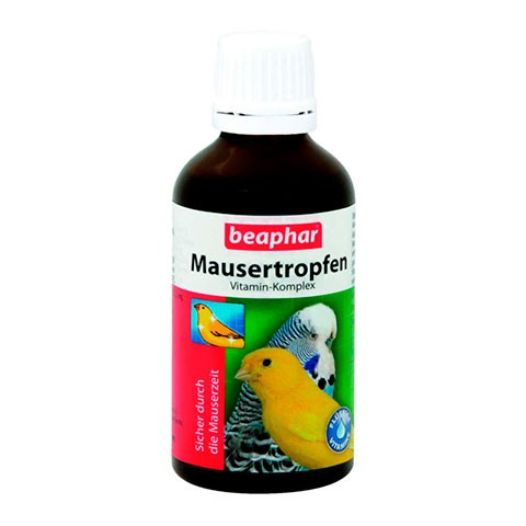 Beaphar витамины для птиц в период линьки Mausertropfen