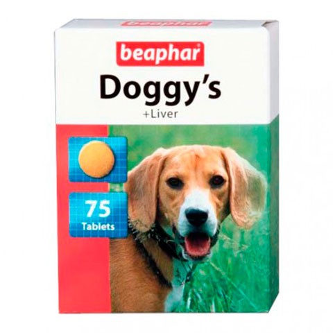 Beaphar кормовая добавка Doggy's для собак с печенью