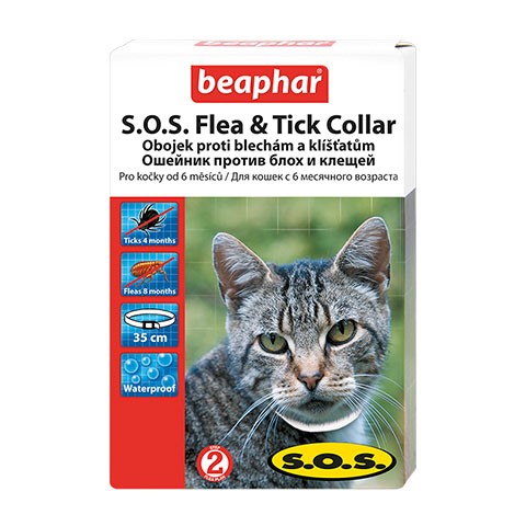 Beaphar ошейник S.O.S. для кошек от блох