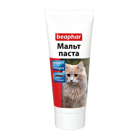 Beaphar паста для выведения шерсти из кишечника Malt Paste