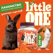 Little One сушеная морковь лакомство для всех видов грызунов