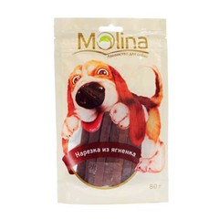Molina лакомство для собак нарезка из ягненка