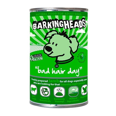BARKING HEADS консервы для собак с ягненком роскошная шевелюра