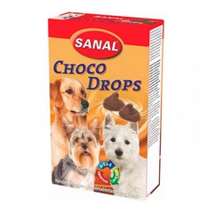 SANAL для собак шоколадные дропсы + витамины A, C, D, E