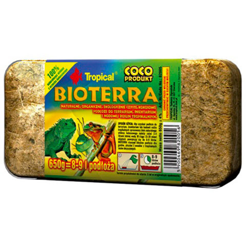 Tropical Bioterra кокосовая подстилка измельченная для террариума