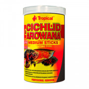 Tropical Cichlid&Arowana Medium Sticks корм для средних цихлид и арован красящий