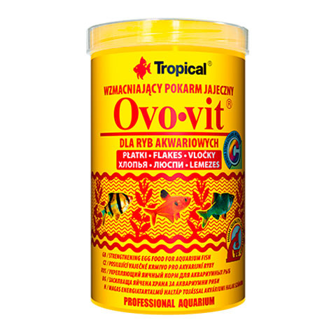Tropical Ovo-vit корм для аквариумных рыб укрепляющий яичный