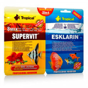 Tropical Supervit корм для декоративных рыб + Кондиционер для воды Esklarin