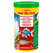 SERA MIX ROYAL корм для прудовых рыб хлопья и гранулы
