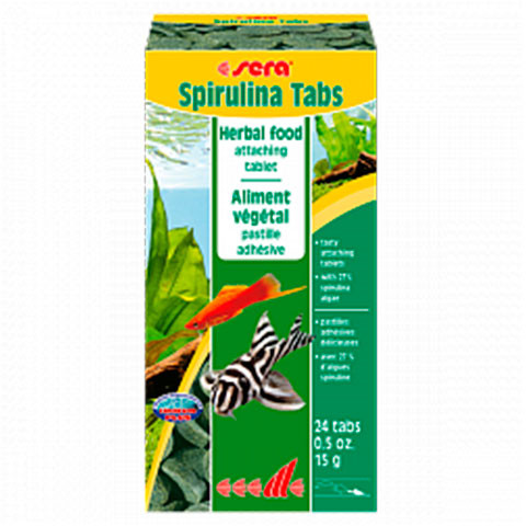 SERA PREMIUM SPIRULINA корм для рыб растительные таблетки