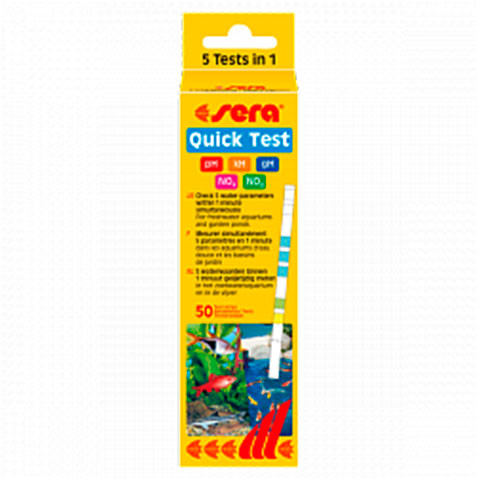 SERA QUICK TEST 5-in тест на 5 параметров воды