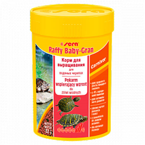 SERA RAFFY BABY GRAN корм для рептилий