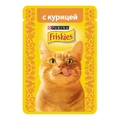 Консервы Friskies пауч для кошек курица в подливке