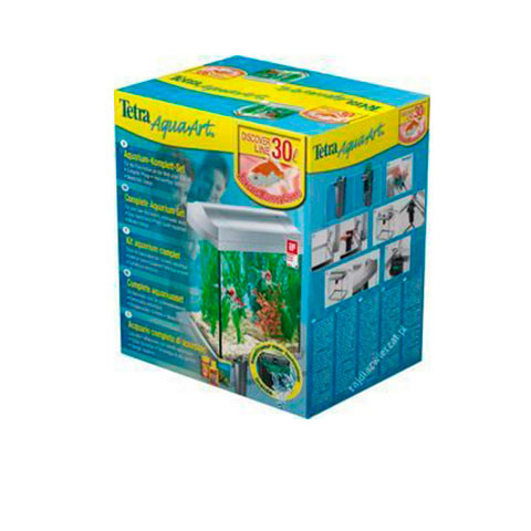 Tetra AquaArt 30л Аквариум + светильник + фильтр + корм + средство для воды