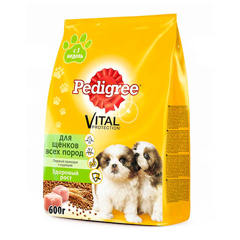 Pedigree сухой корм для щенков первый прикорм