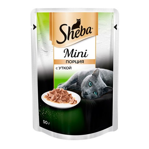 Консервы Sheba Mini порция с уткой