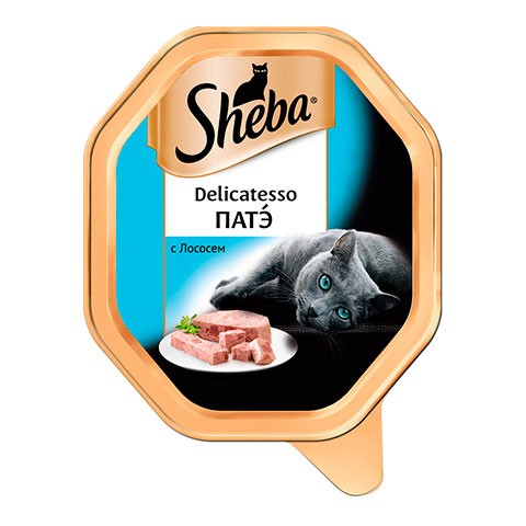 Консервы Sheba Delicatesso патэ лосось