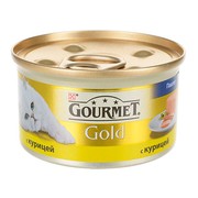 Консервы Gourmet Gold для кошек паштет курица