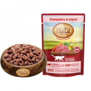 NATURE'S TABLE корм консервированный для кошек говядина в соусе