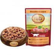 NATURE'S TABLE корм консервированный для кошек индейка в соусе