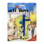 J.W. Игрушка для птиц - Крутящиеся колокольчики, пластик, Sprinning Bells Toy for birds