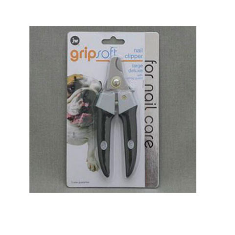 J.W. Когтерез с ограничителем, для собак, большой Grip Soft Large Deluxe Nail Clipper