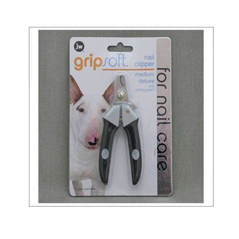 J.W. Когтерез с ограничителем, для собак, средний Grip Soft Medium Deluxe Nail Clipper
