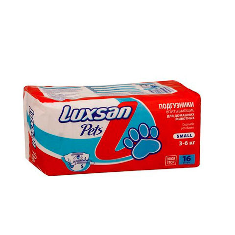 LUXSAN Подгузники Premium для животных, 3-6кг №16