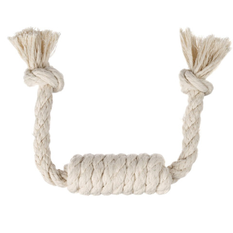 Doglike Dental Knot игрушка для собак Сарделька канатная, белая