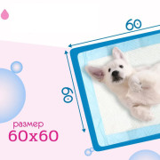 Zoo Няня пеленки одноразовые, гигиенические, 60х60