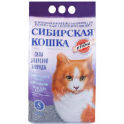 Сибирская Кошка Прима комкующийся наполнитель для кошачьего туалета, 5л