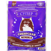 Сибирская Кошка Супер комкующийся наполнитель для кошачьего туалета