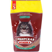 Сибирская Кошка Универсал впитывающий наполнитель для кошачьего туалета