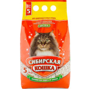 Сибирская Кошка Экстра для длинношерстных впитывающий наполнитель для кошачьего туалета