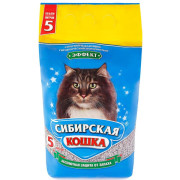 Сибирская Кошка Эффект впитывающий наполнитель для кошачьего туалета