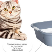 ЗооЭкспресс Туалет-лоток МЕГАКИС для кошек с сеткой без рамки 45,5х34х10см