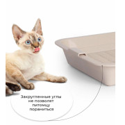 ЗооЭкспресс Туалет Китти для кошек с сеткой без рамки 32,5x23,5x5см