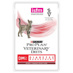 Консервы Purina Pro Plan Veterinary Diets DM St/Ox Diabetes Management пауч для кошек при диабете говядина