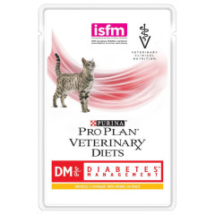 Консервы Purina Pro Plan Veterinary Diets DM St/Ox Diabetes Management пауч для кошек при диабете курица