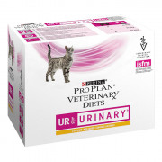 Консервы Purina Pro Plan Veterinary Diets UR St/Ox Urinary пауч для кошек при мочекаменной болезни курица